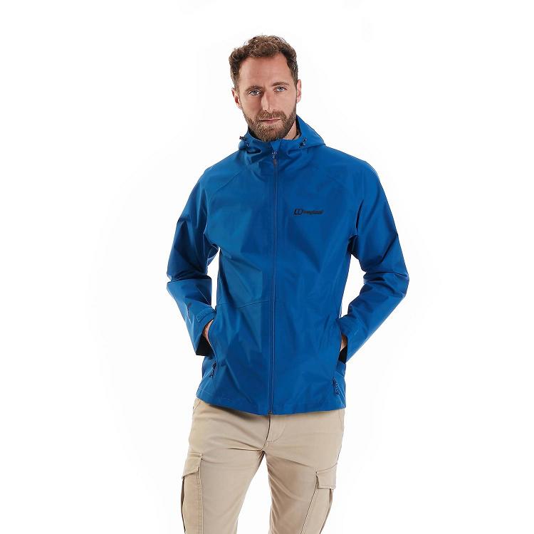 Pánska Nepremokavá Bunda Berghaus Gore Tex Paclite 2.0 Modre Slovensko 8364WEBMQ